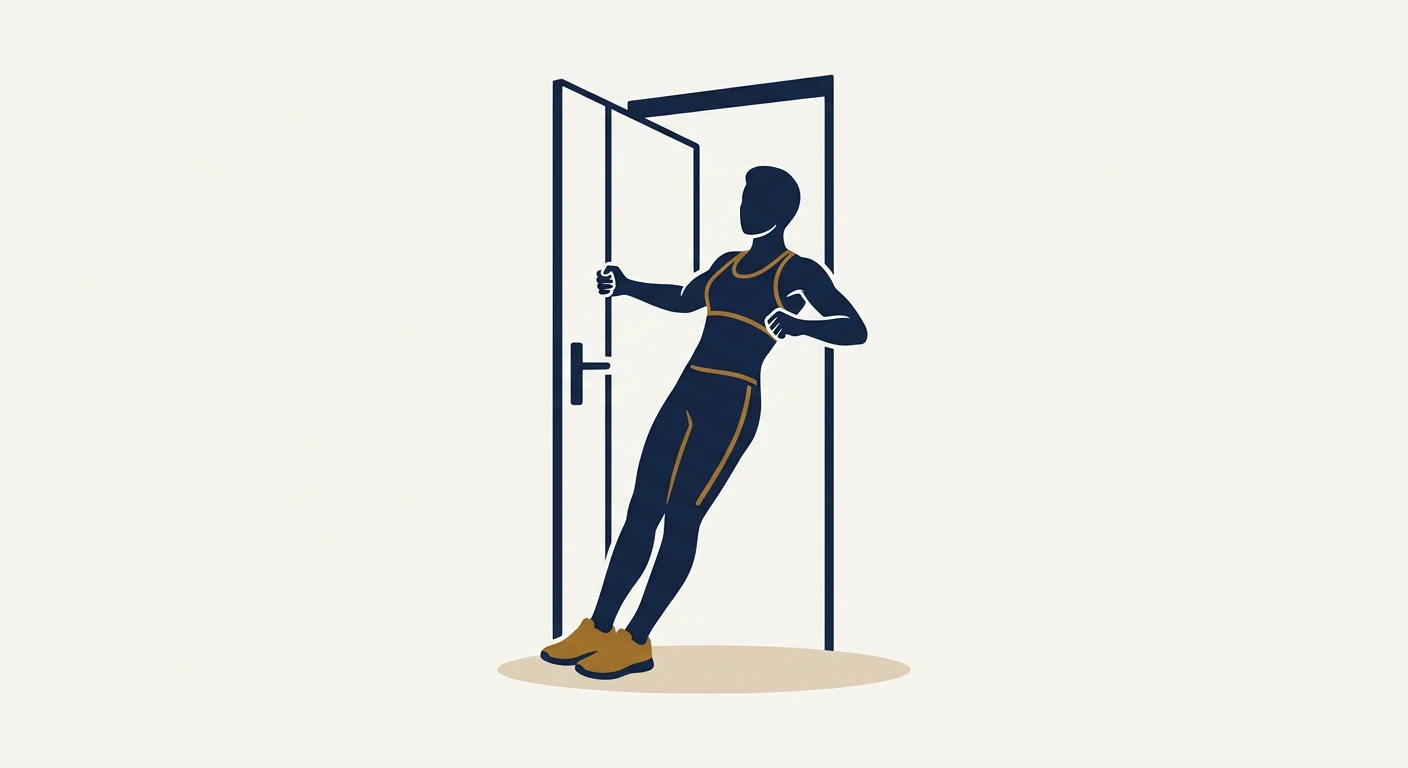 Form illustration: doorway row, side view