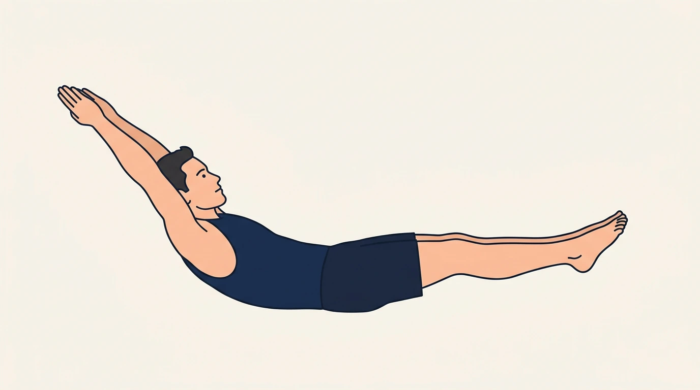 Form illustration: hollow hold, side view