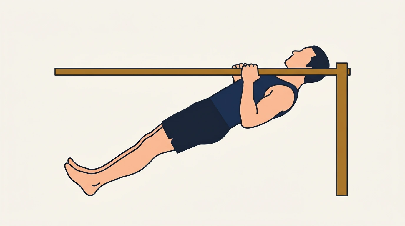 Form illustration: inverted row, side view