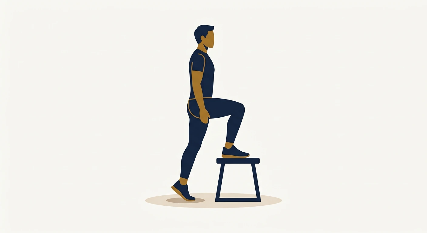 Form illustration: step-up, side view