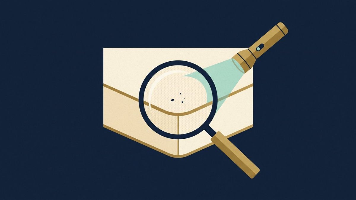 Illustration: Bites in a line, dark pins in the mattress seam: finding bedbugs before they find the whole house