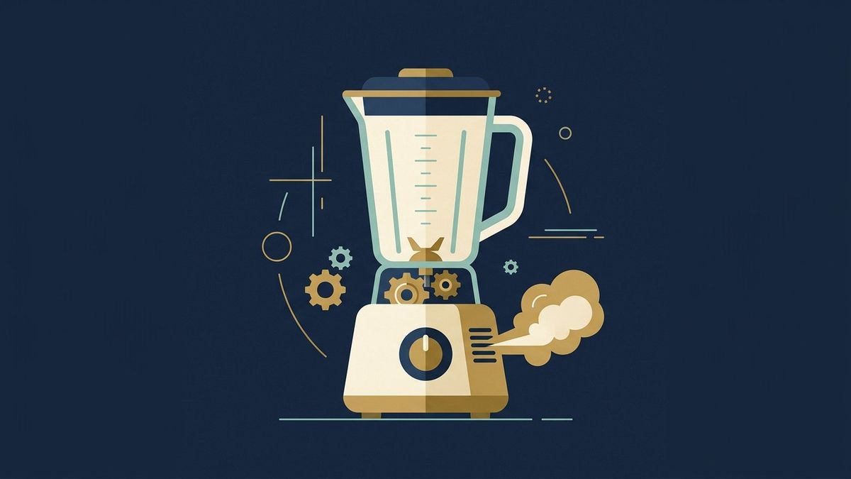 Illustration: The blender that groans, stinks, or just stops: the cord, the brushes, the coupling