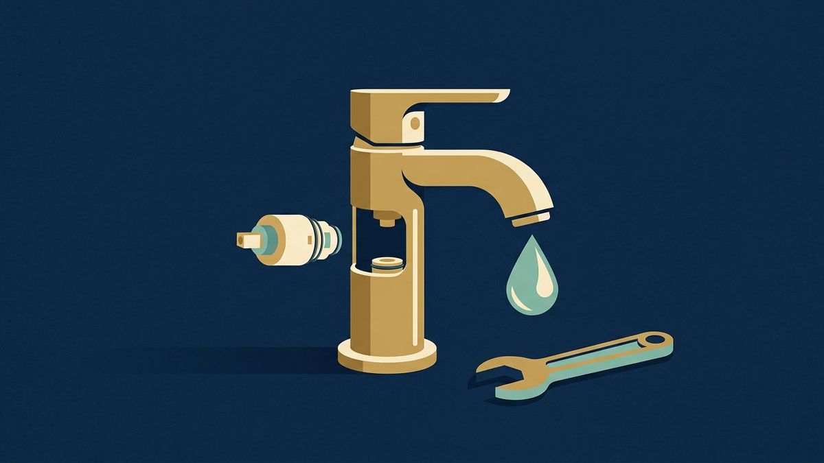 Illustration: The tap that will not stop dripping: the ten-minute cartridge job