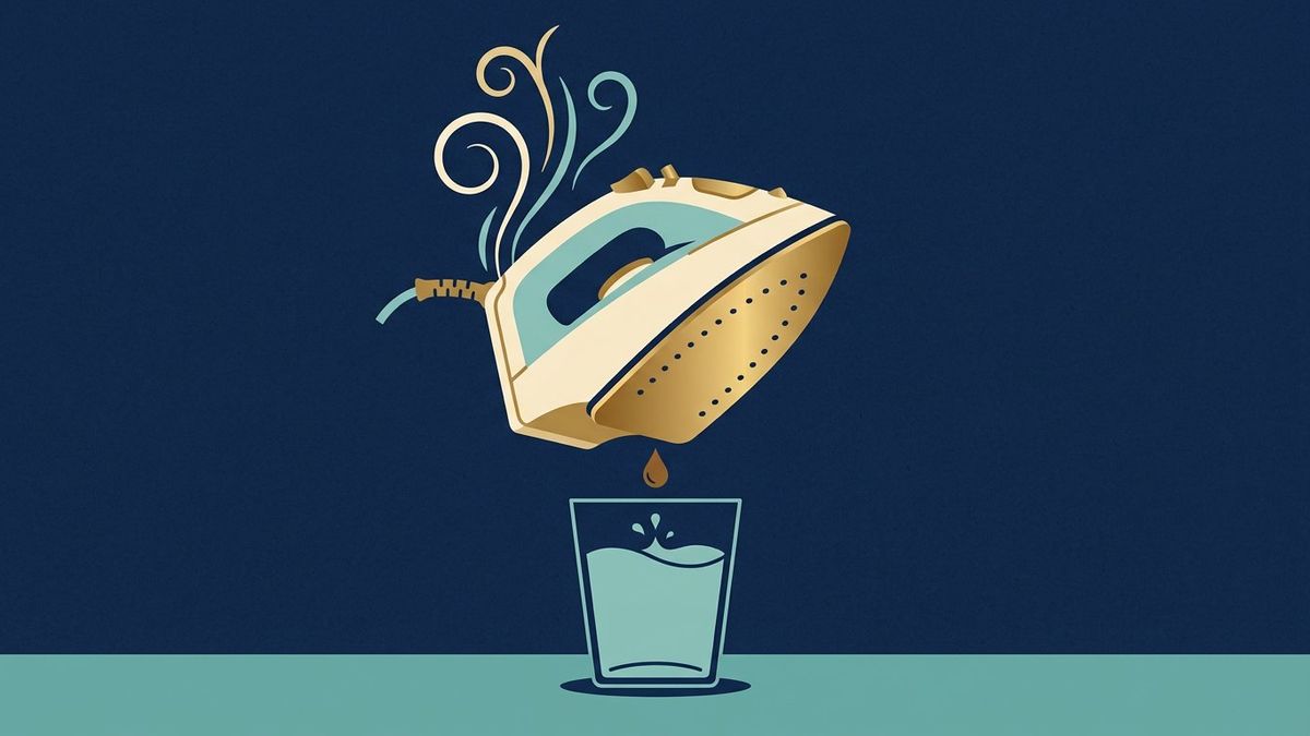 Illustration: The iron that spits brown: the tank flush, the soleplate strip, the cool-time habit