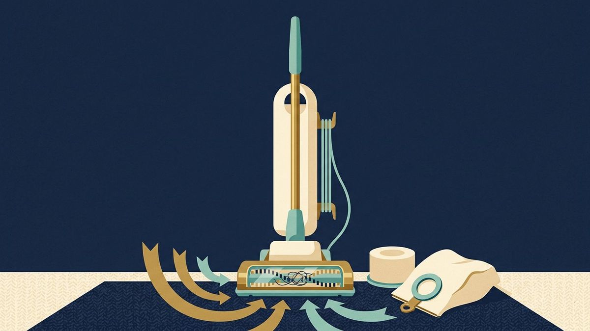 Illustration: The vacuum that lost its suction: filter, hose, brush - ten minutes, three suspects