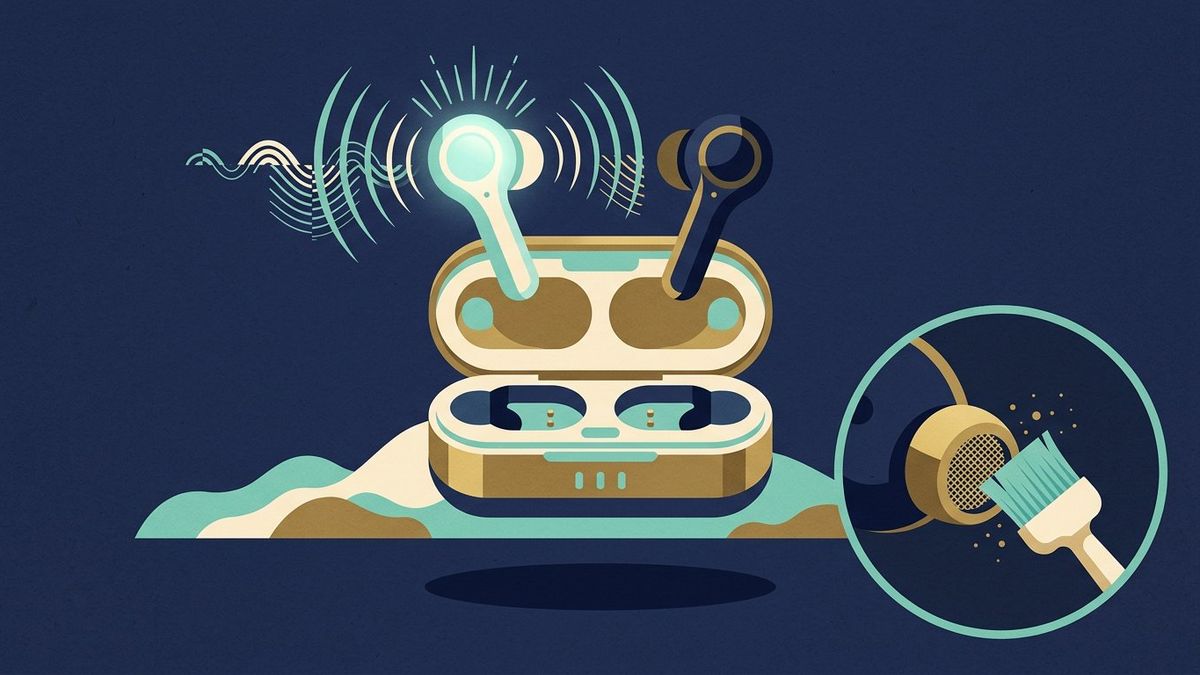 Illustration: One earbud is quieter than the other: wax, contact grime, and the reset you have not done
