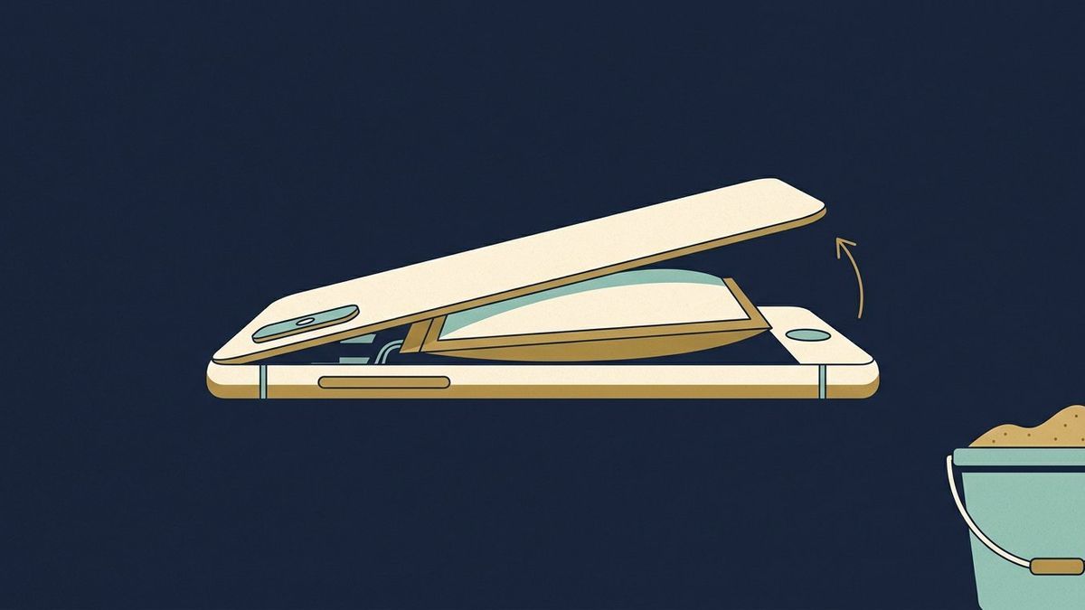 Illustration: A swollen phone battery is a Tuesday problem - it becomes a Friday problem